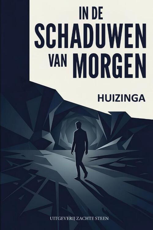Omslag van In de schaduwen van morgen van Johan Huizinga, Uitgeverij Zachte Steen
